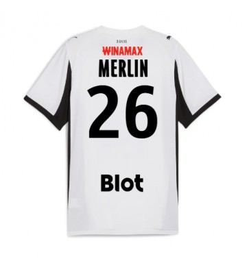 Stade Rennais Quentin Merlin #26 Udebanetrøje 2025-26 Kortærmet